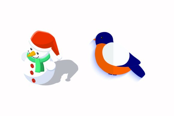 Christmas Decoration Snowman Vector