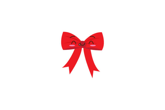 Christmas Illustration Ribbon Cute