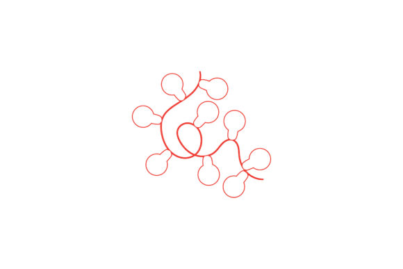 Christmas Light Decoration Outline Illustrations for Branding