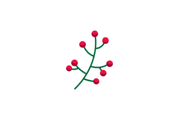 Christmas Mistletoe Vector Assets for Seasonal Branding
