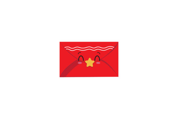 Christmas Red Envelope Illustration