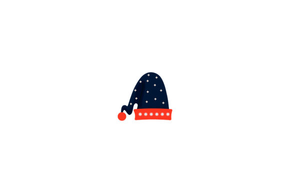 Christmas Santa Hat Vector Illustration for Crafting